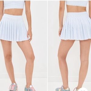 LoveShackFancy - Dancia Skirt - Beachside Blue- medium NWT